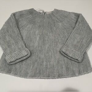 12/18 MON GREY KNITT ZARA SOFT SWEATER
